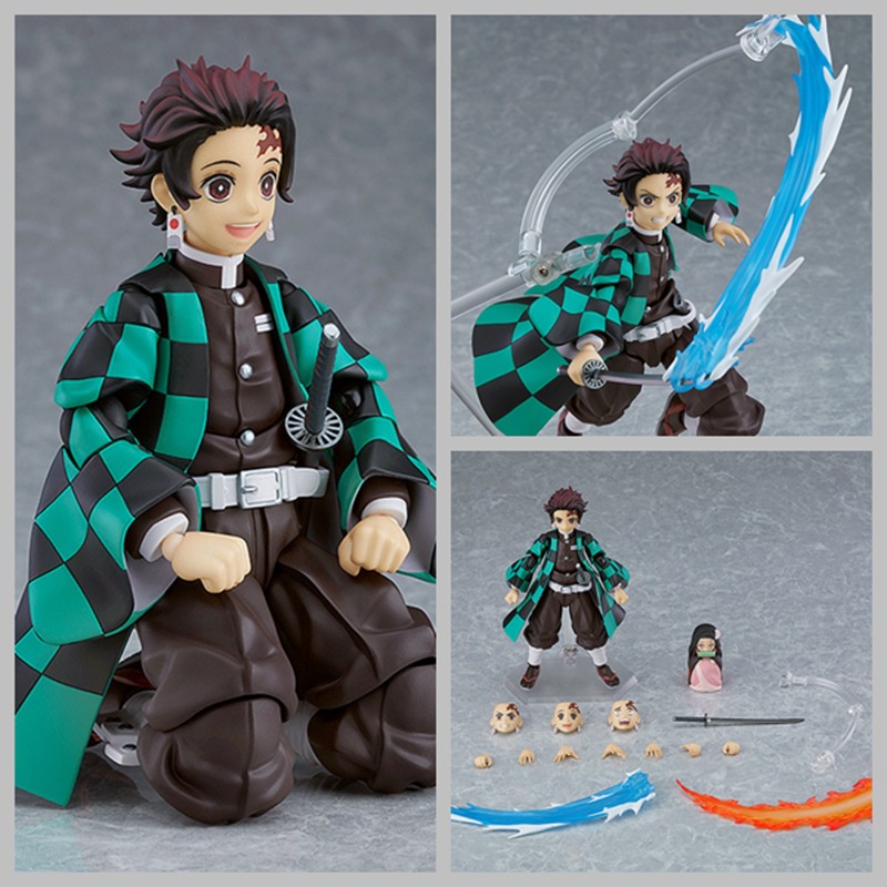 Nhân Vật Anime Demon Slayer Kimetsu No Yaiba Kamado Tanjirou Figma 498# Mô Hình Đồ Chơi Bằng Pvc Chất Lượng