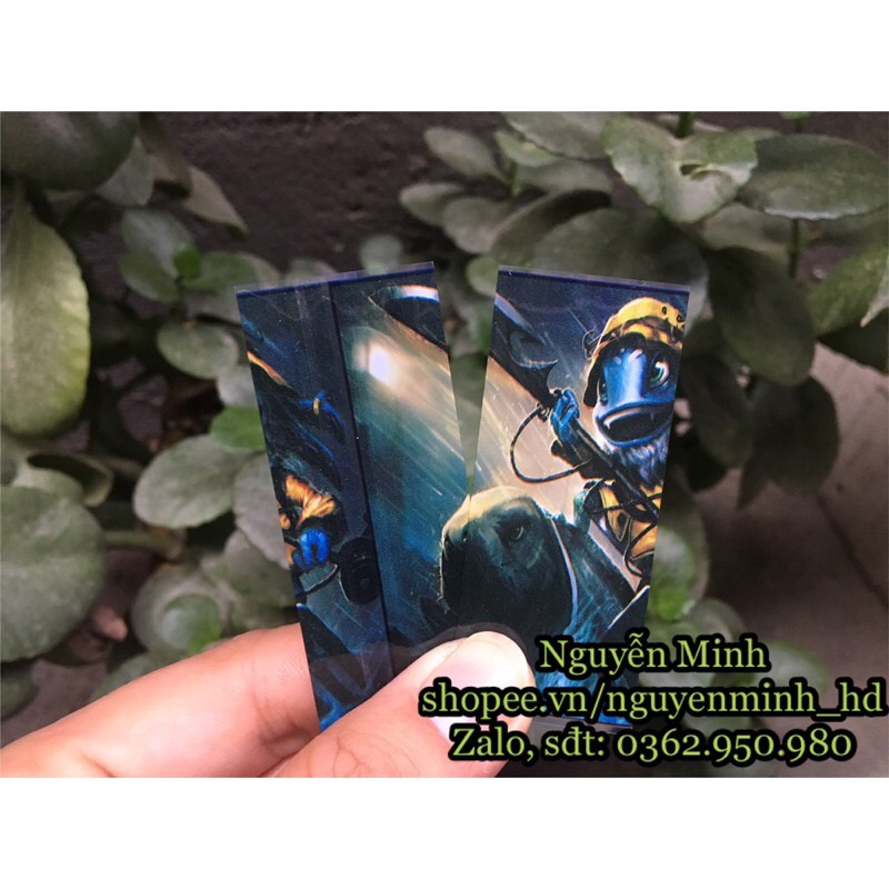 bọc pin 18650 nhân vật game, anime, manga