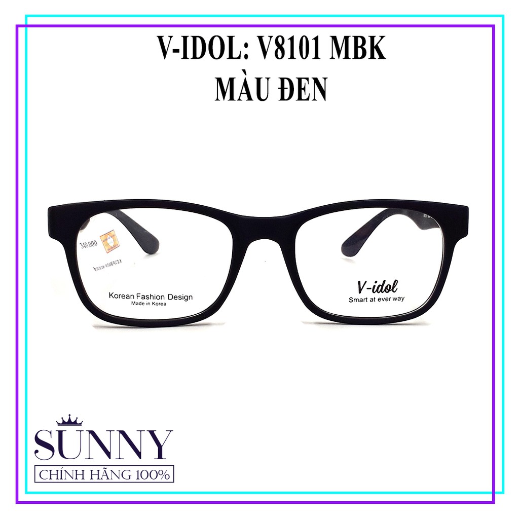 V8101 MBK gọng kính V-idol chính hãng, thiết kế dễ đeo bảo vệ mắt