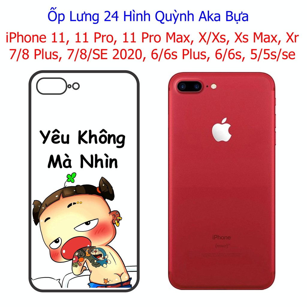 Ốp Lưng Quỳnh Aka Bựa iPhone 11, 11 Pro, 11 Pro Max, X/Xs, Xs Max, Xr, 7/8  Plus, 6/6s Plus, 5/5s, se 2020