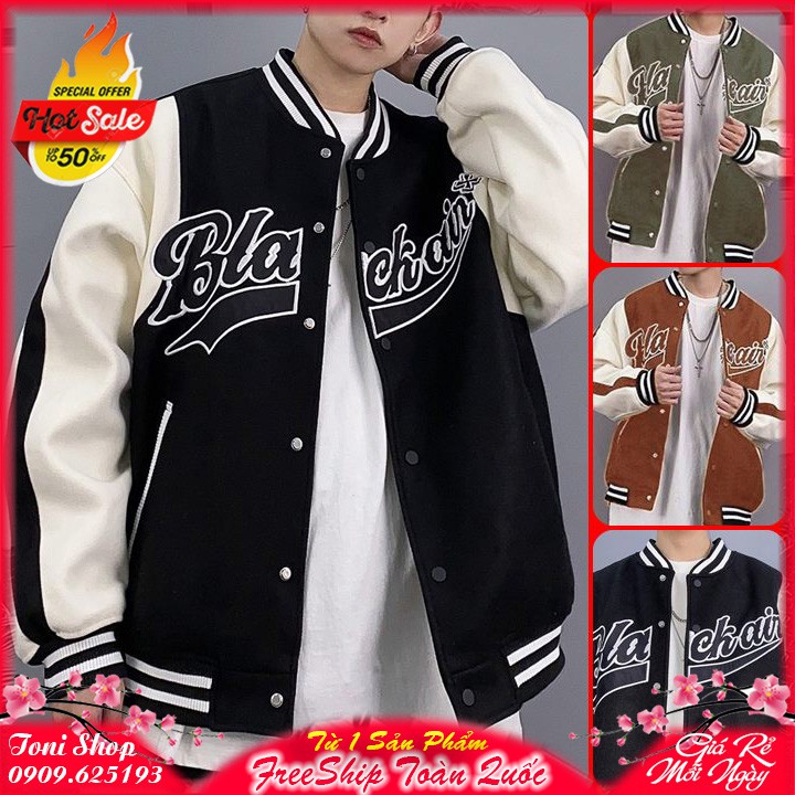 Áo Khoác Bomber Nỉ Ngoại Hình Chú Bé (BB200 - Kèm Ảnh Thật)