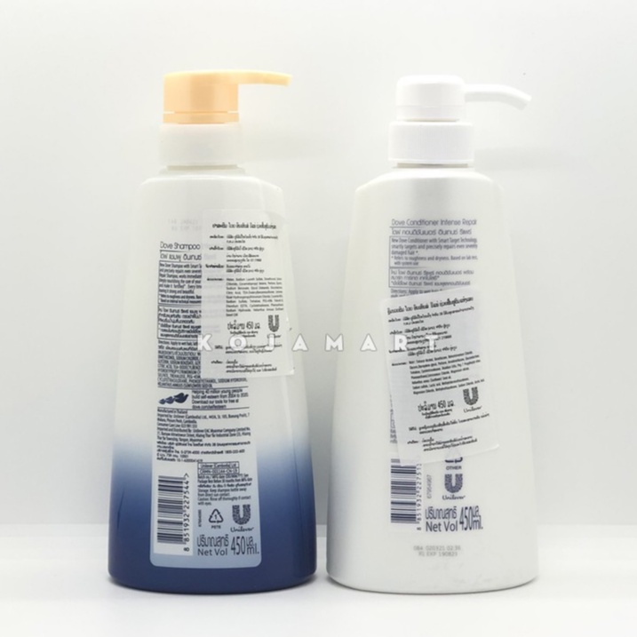 Dầu Gội / Dầu Xả Dove Thái Lan Phục Hồi Hư Tổn 450ml | BigBuy360 - bigbuy360.vn