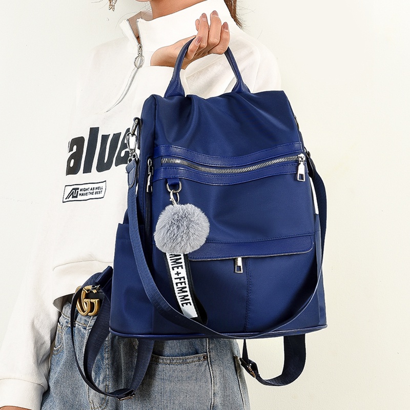 Ba Lô Vải Oxford Chống Thấm Nước Thời Trang Dành Cho Nữ