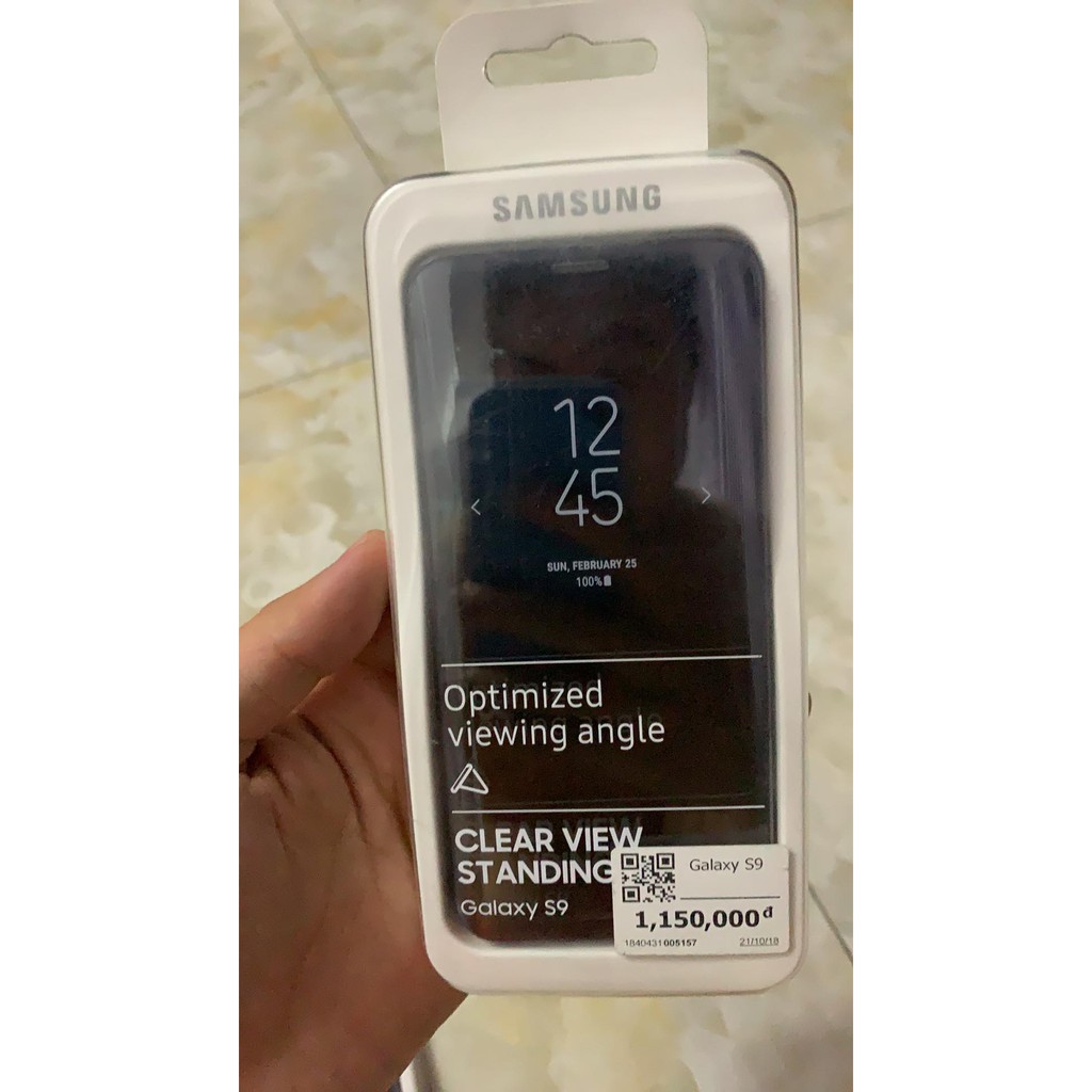 Bao da Clear View S9 / S9 Plus Chính Hãng Nguyên seal 100%