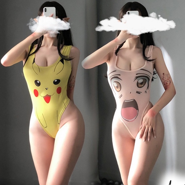 Đồ Ngủ Sexy Cosplay Pikachu Quyến Rũ Dạng Bodysuit