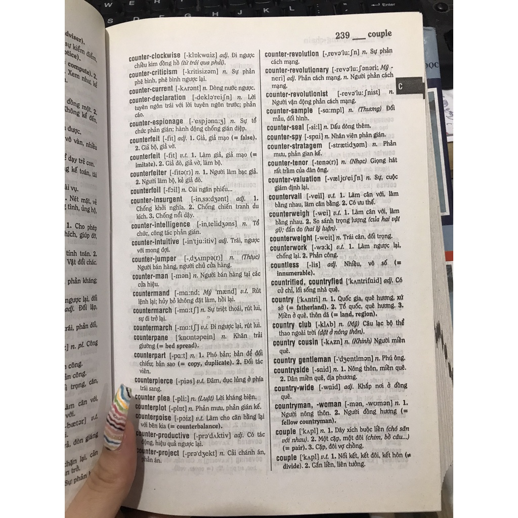 Sách - Từ điển Anh Việt