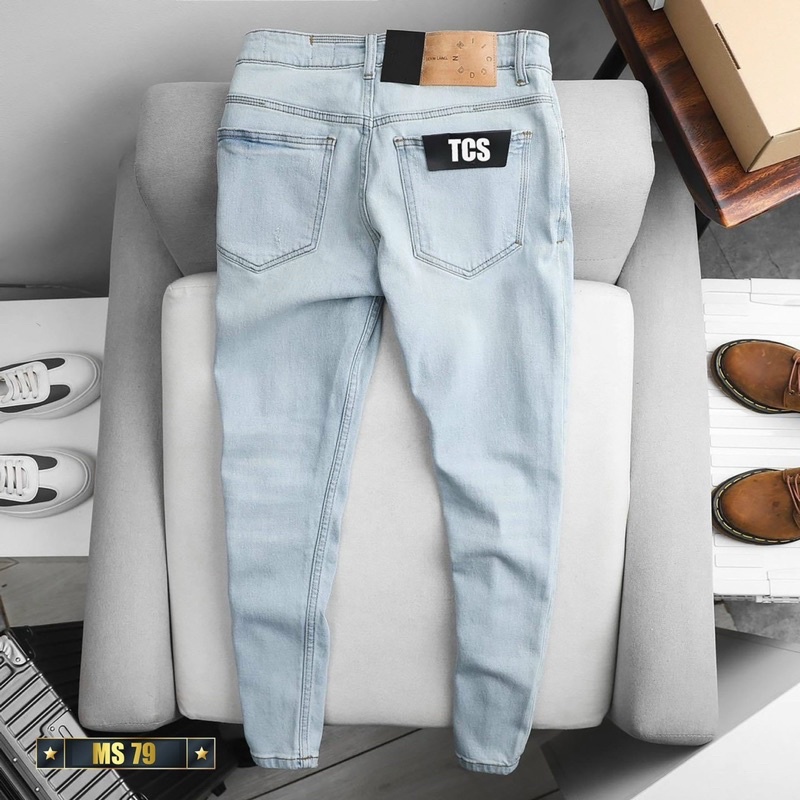 Quần Jean Nam Trơn Chất Đẹp Nhiều Mẫu Cao Cấp