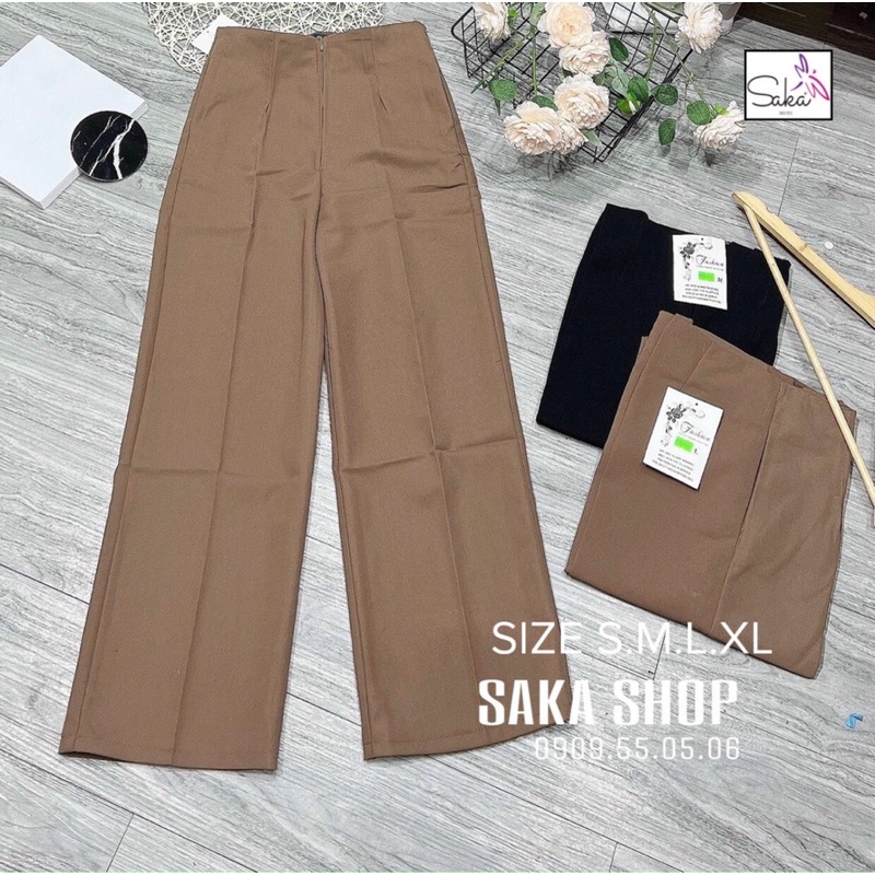 Quần suông dài nữ vải đẹp loại 1 dày dặn