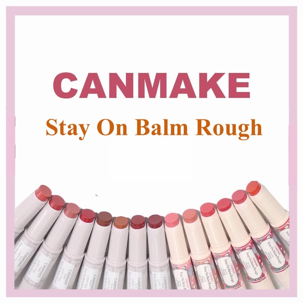 Son dưỡng có màu chống nắng Canmake Stay-On Balm Rouge Nhật Bản