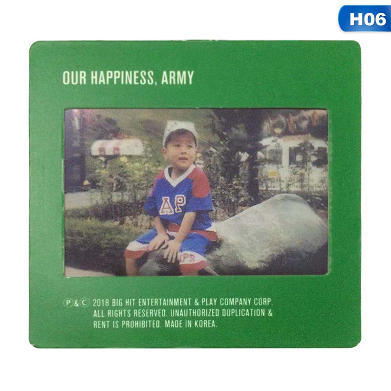 Thẻ ảnh in hình nhóm nhạc KPOP BTS 2019 chính hãng dễ thương