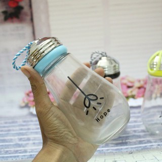BÌnh nước thủy tinh bóng đèn 450ml