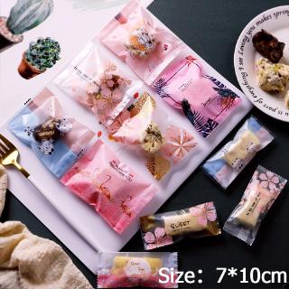 HANDMADE Set 100 Túi Nhựa Đựng Bánh Kẹo Tiện Lợi