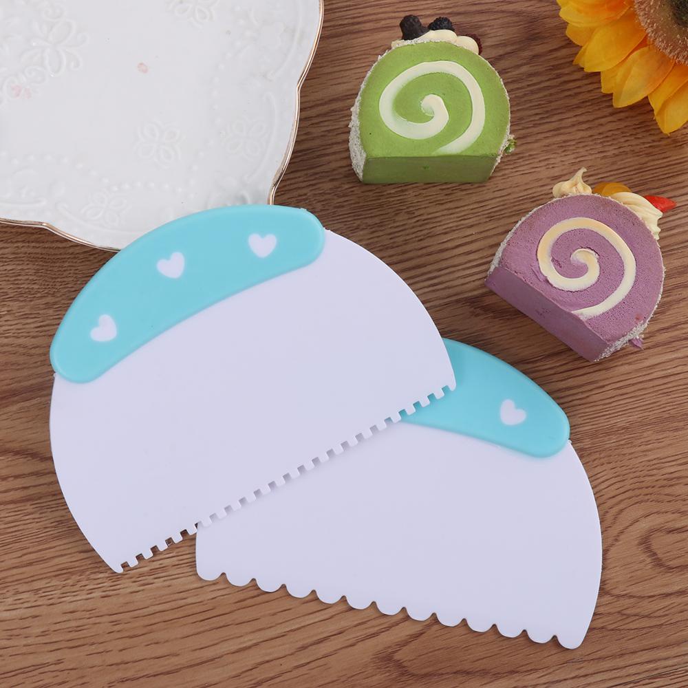 ESPO Dụng Cụ Cạo Bột Làm Bánh Bằng Nhựa 8 Kiểu Cho Nhà Bếp