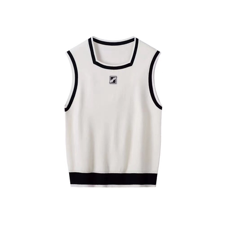 Áo len SUXI không tay cổ vuông thiết kế mới thời trang mùa thu phong cách hàn quốc dành cho nữ