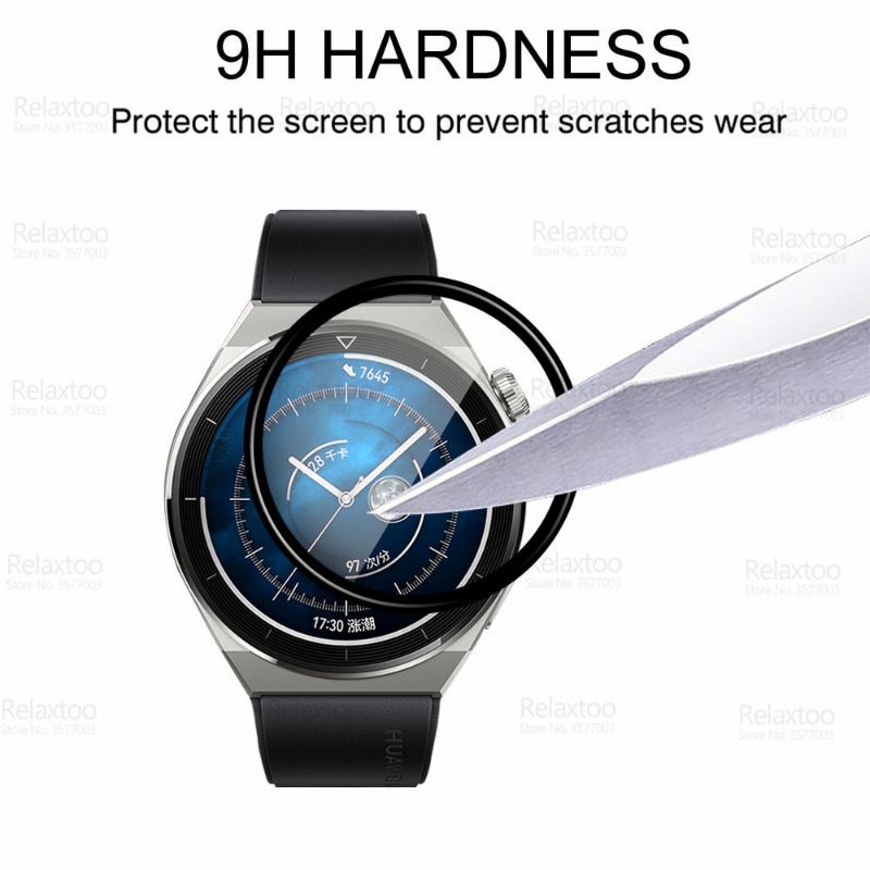 Huawei GT3 PRO 46mm - Miếng dán cường lực 3D chống trầy màn hình dành cho Huawei GT3 Pro 46mm