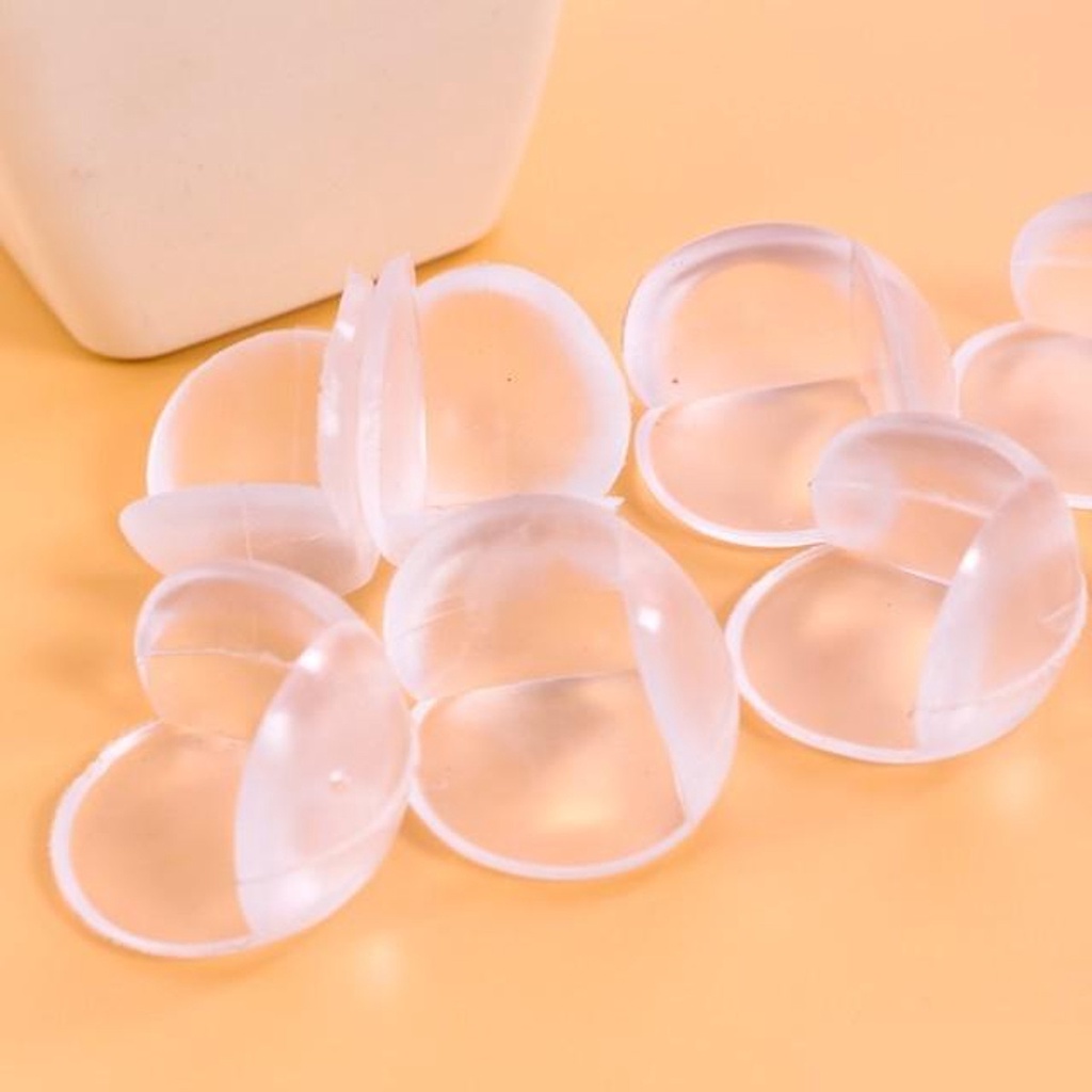 12 miếng bọc góc bàn, che cạnh bàn, miếng nhựa dẻo bịt góc bàn, tủ, gường, nẹp góc silicon chống va đập, an toàn cho trẻ