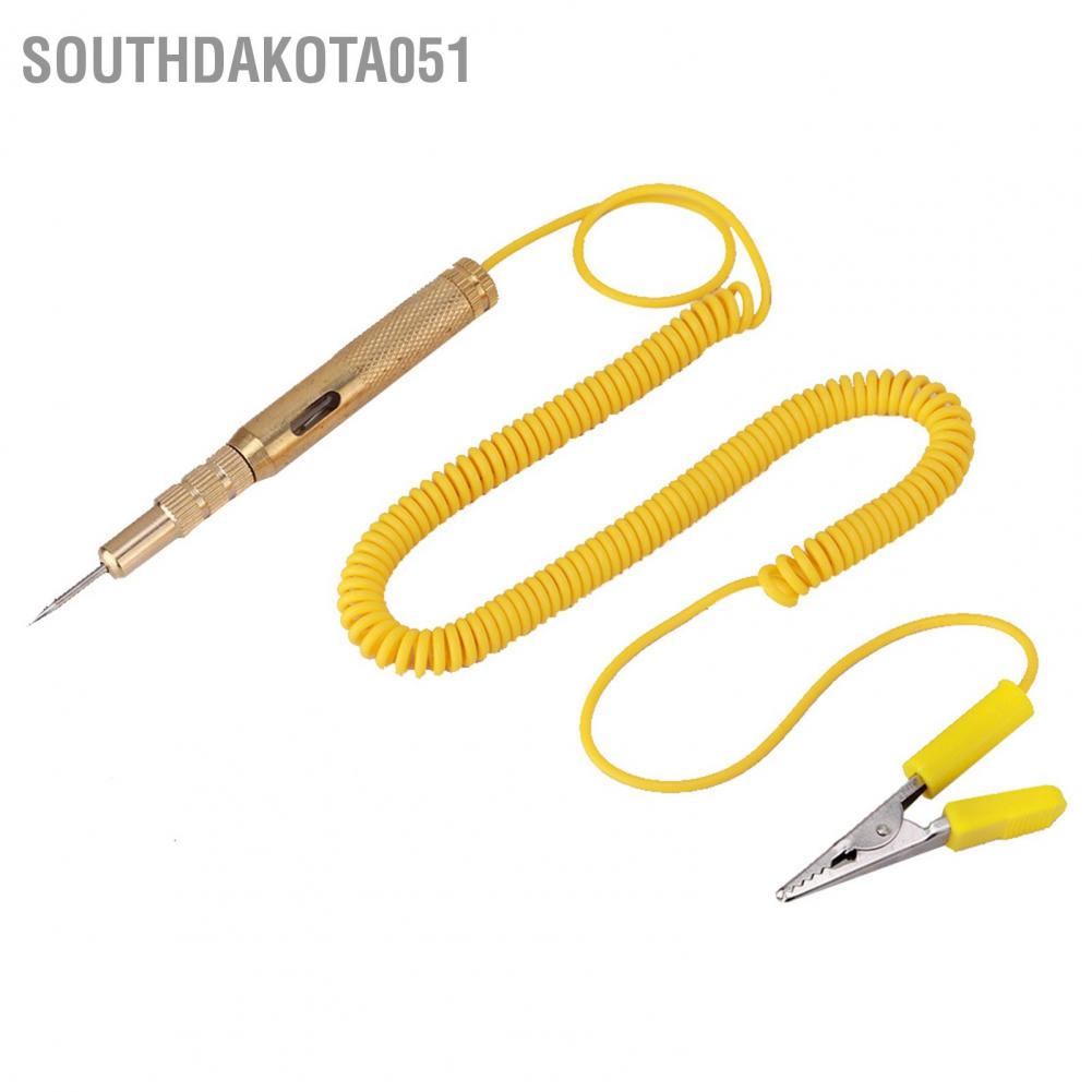 Bút kiểm tra điện áp đèn vàng cho mạch xe ô tô DC 6V 12V 24V