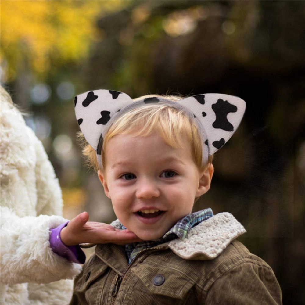 Băng Đô Tai Chó / Ngựa Vằn Hoạt Hình Hóa Trang Halloween / Giáng Sinh Mềm Mại Dễ Thương