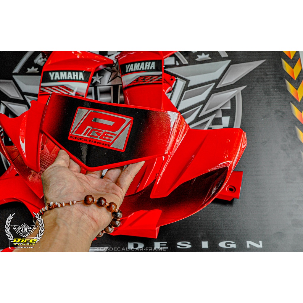 Tem Rice decal Car Frame  Ghép Crôm Dán Hộp Đầu Sirius