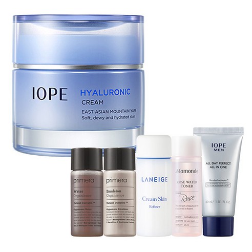 IOPE (Hàng Mới Về) Kem Axit Hyaluronic 50ml + Amorepaific 5 Loại Tùy Chọn Cao Cấp