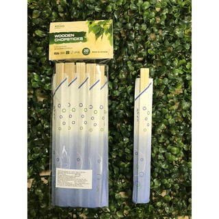 Đũa gỗ bao giấy 20cm túi 20 đôi- KEGO