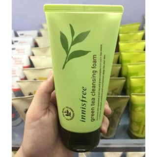Sữa rửa mặt trà xanh Innisfree GREEN TEA CLEANSING FOAM nội địa Hàn Quốc