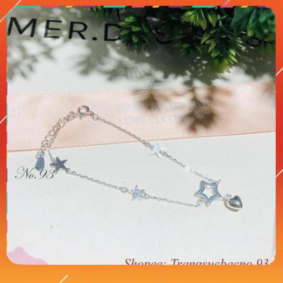 (BẠC CHUẨN)  LẮC TAY BẠC CHO NỮ ĐẸP TRANG SỨC CAO CẤP NO.93 VÒNG TAY BẠC ĐẸP  SILVER x a . | BigBuy360 - bigbuy360.vn