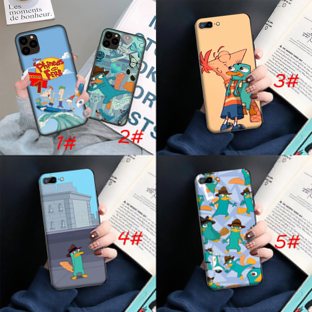 Ốp Điện Thoại TPU Dẻo Họa Tiết Hoạt Hình Phineas and Ferb Cho Apple iPhone 8 7 6 6S 5s 5 SE Plus 2020 PZ15