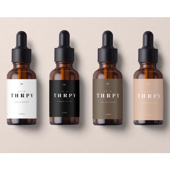 Tem Nhựa Dán Chai Serum Thuỷ Tinh Siêu Dính Bền Chắc Thiết Kế Theo Yêu Cầu Giao Hàng Nhanh - Xưởng In MoPh