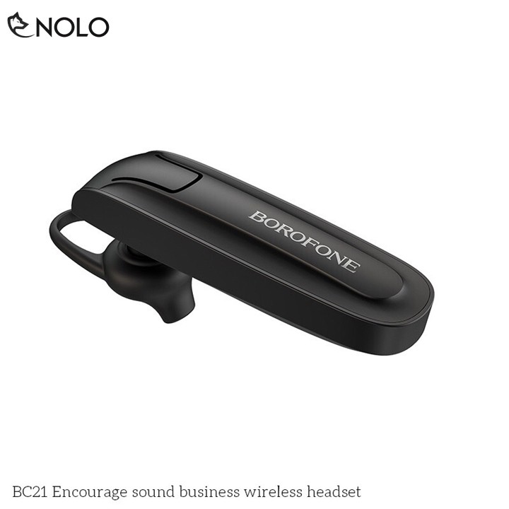 Tai Nghe Nhét Tai Bluetooth Không Dây V4.2 Borofone Model BC21 Chất Liệu Nhựa ABS Dung Lượng Pin 70mah Nghe Nhạc Liên Tụ