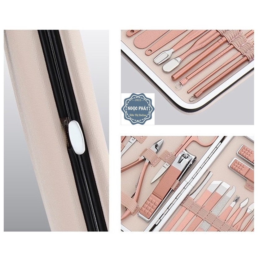 BỘ CẮT, BẤM DŨA MÓNG TAY 3DM NAIL CARE 18 MÓN TIỆN DỤNG