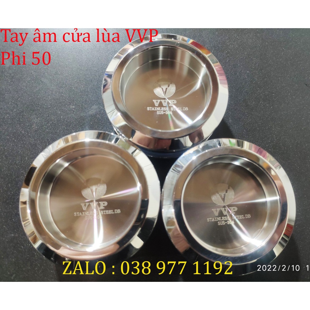 TAY NẮM ÂM PHI 50 VVP INOX304 CAO CẤP, TAY NẮM TRÒN giá tốt nhất