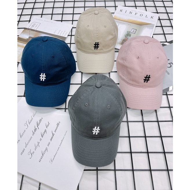 [CHÍNH HÃNG] MŨ BEENTRILL HASHTAG CAP - NÓN LƯỠI TRAI UNISEX - HÀNG CÓ SẴN