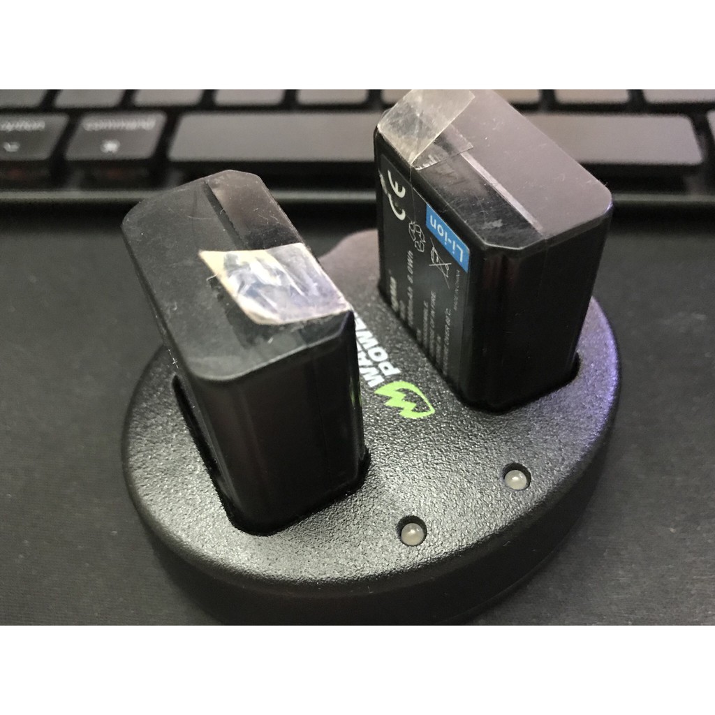 sạc đôi wasabi + 2 pin kingma fw50 sony a6000 a6300 a6400 a6500 cũ