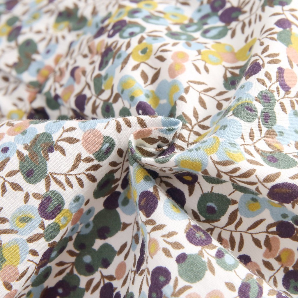 Áo Liền Quần Sanlutoz Họa Tiết Hoa Vàng Làm Bằng Cotton Dành Cho Bé Gái