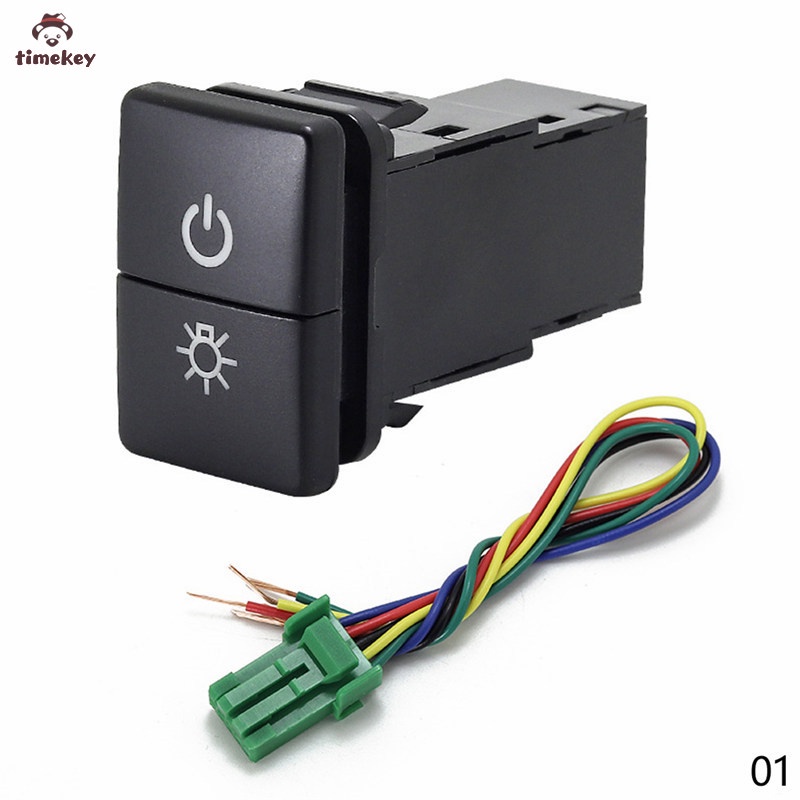Công tắc hai nút bấm đèn DRL chuyên dụng cho xe hơi toyota