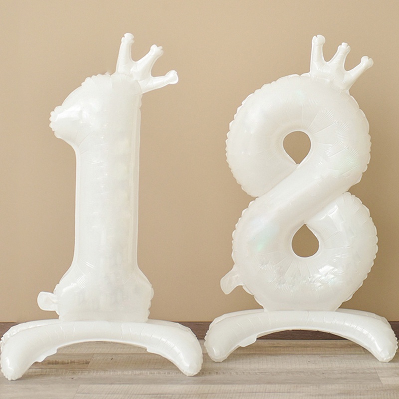 Bong Bóng Nhôm Hình Số 0-9 32 Inch Dùng Trang Trí Tiệc Sinh Nhật