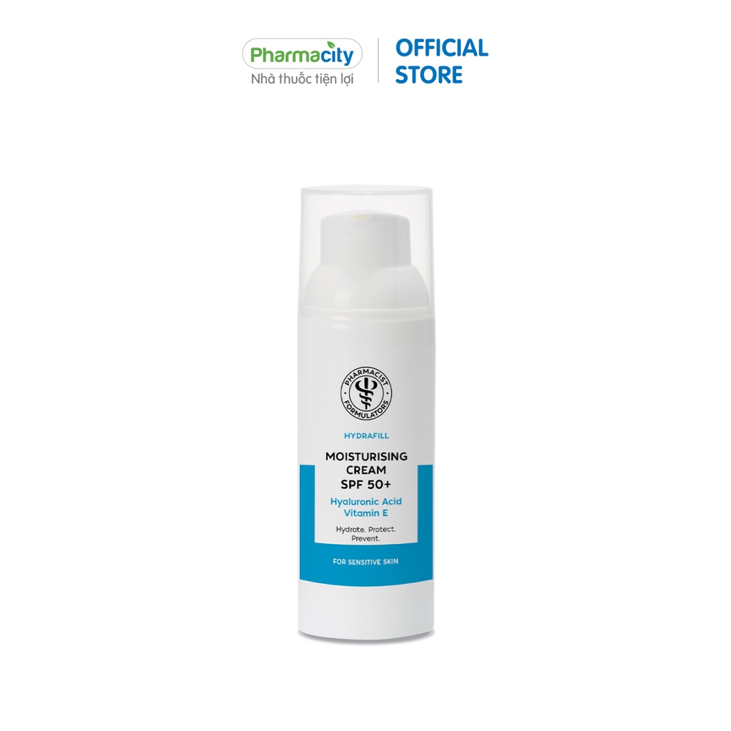 Kem Pharmacist Formulators dưỡng ẩm chống nắng Moisturising Cream SPF50+ (Chai 50ml)