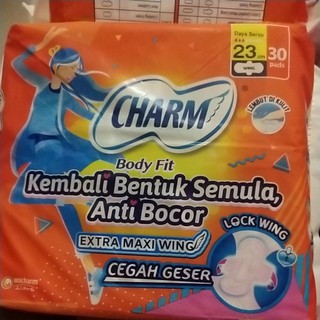 Image of Charm Body Fit Extra Maxi Wing 30 pads