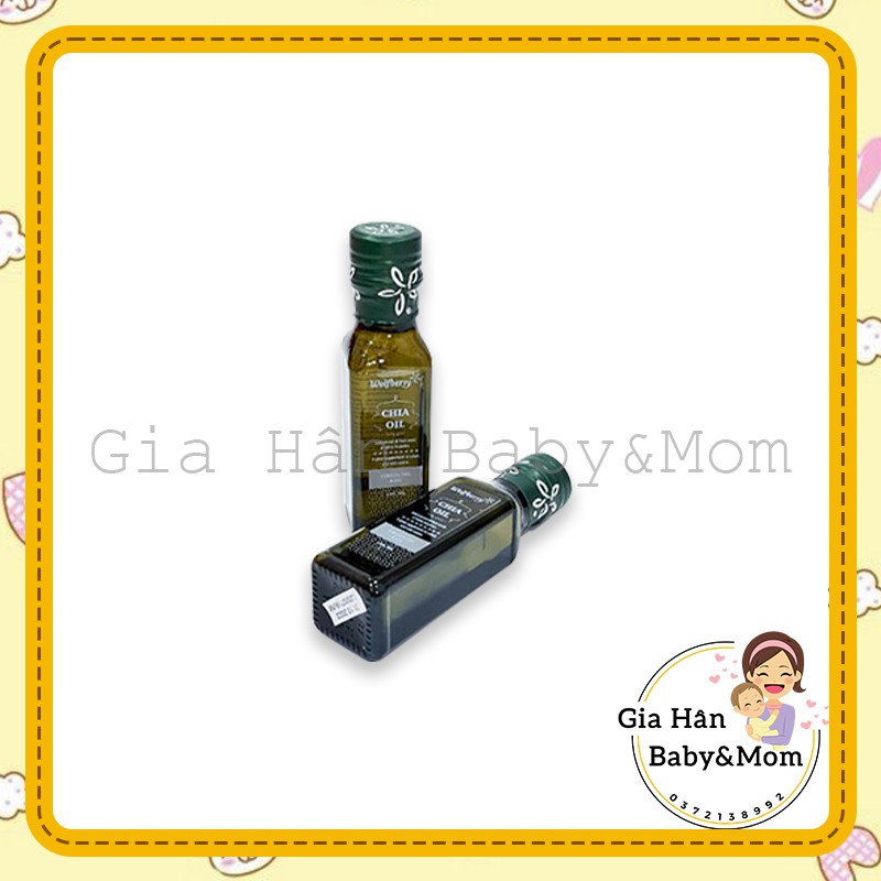 Dầu hạt Chia Wolberry cho bé ăn dặm 100ml