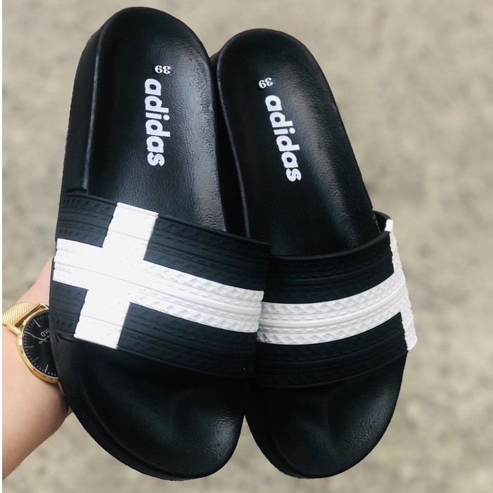 Dép unisex 𝐀𝐃𝐈𝐃𝐀𝐒 ❤️FREESHIP + Hộp❤️ dép quai ngang adidas thể thao nam nữ chữ thập nhiều màu