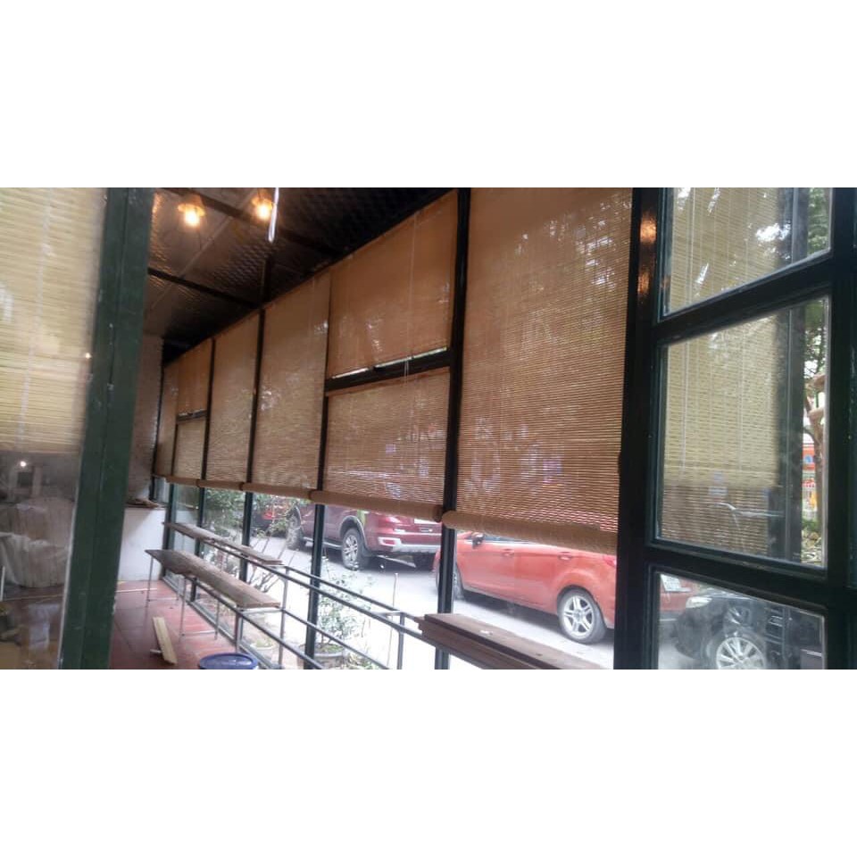 Mành tăm tre trang trí quán ăn, quán cà phê và khu resort