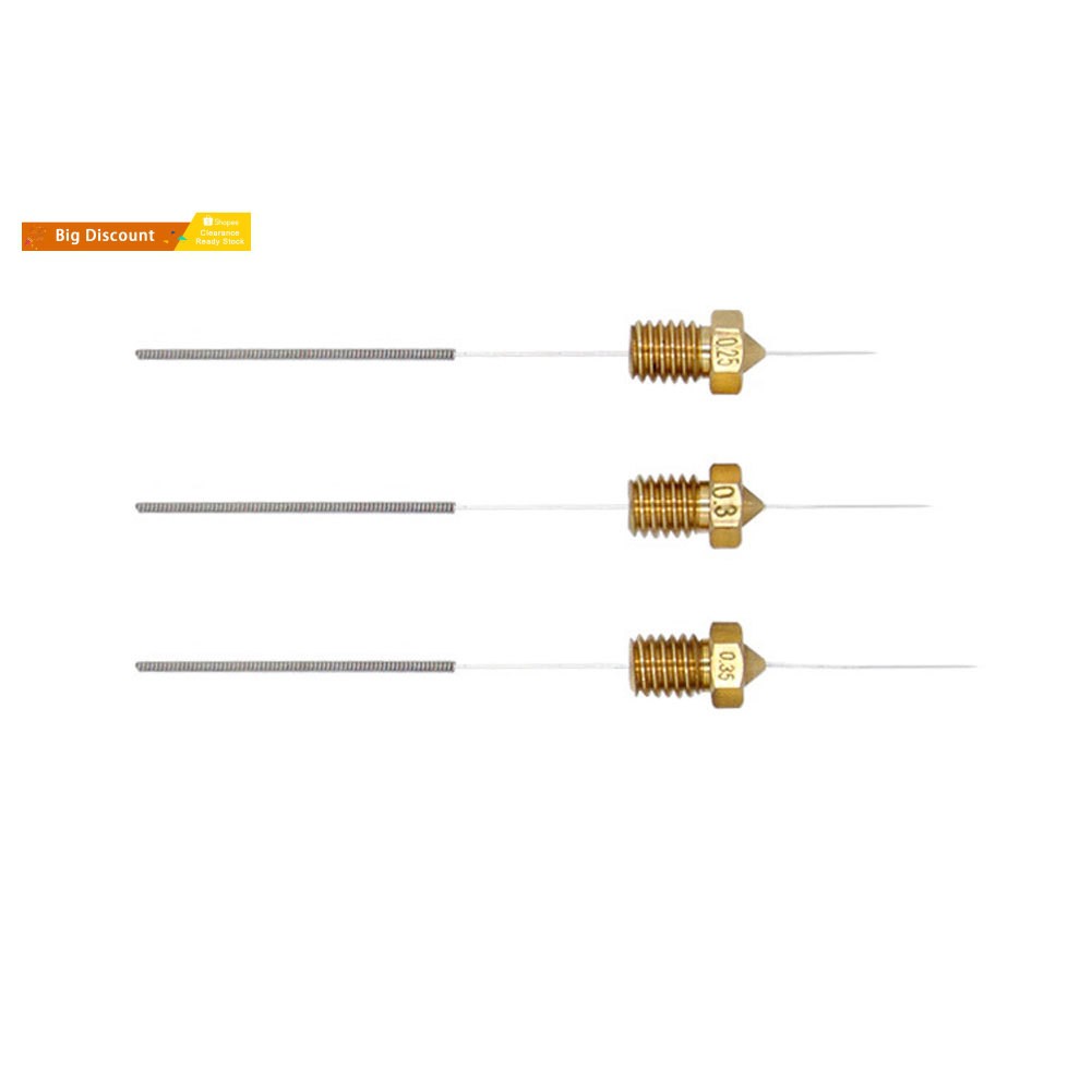 Hộp 5 Kim Vệ Sinh Đầu Phun 0.15 / 0.2 / 0.25 / 0.3 / 0.35 / 0.4mm Cho Máy In 3d