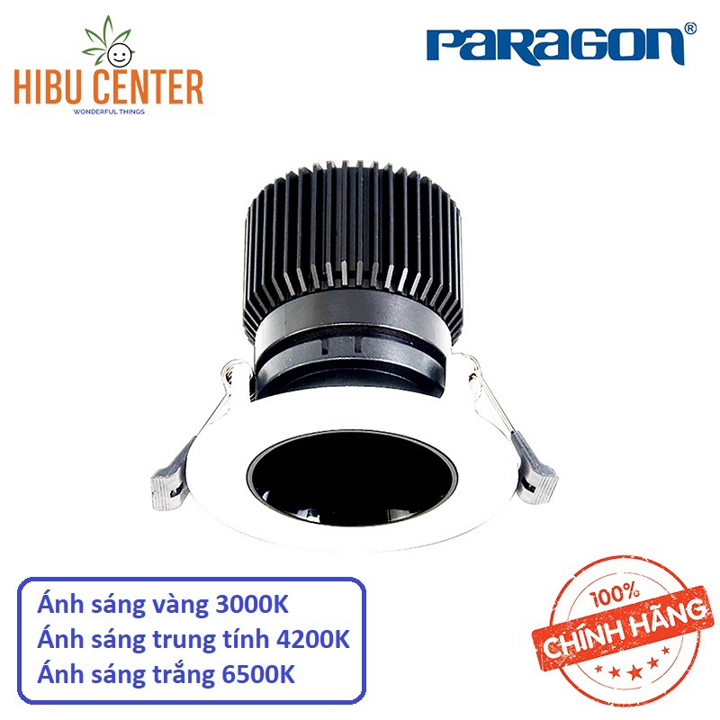 Đèn LED Paragon Âm Trần Chiếu Điểm (CRDB Series) 3W/ 5W/ 7W/ 12W - Ánh Sáng Vàng/ Trung Tính/ Trắng. Hàng Chính Hãng