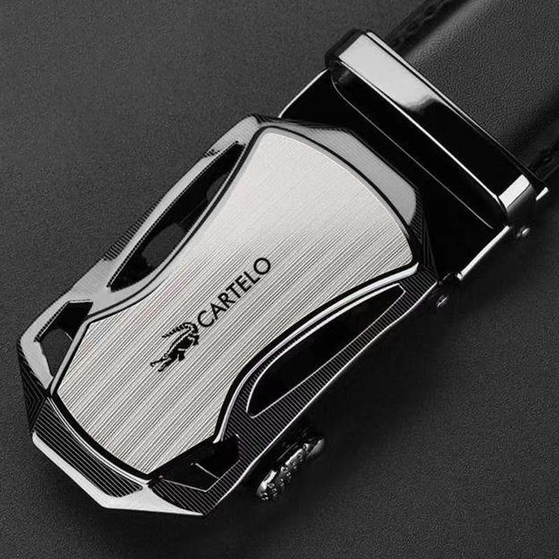 CARTIER Thắt Lưng Da Cá Sấu Sang Trọng Cho Nam