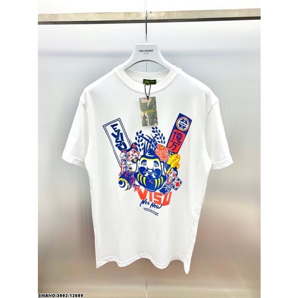 Áo Phông Nam Evisu Chất Cotton Hình In Cao Cấp - Áo Phông Evisu Nam Cao Cấp