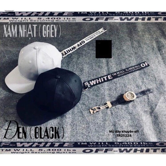 Mũ lưỡi trai dây khuyên off (TR)