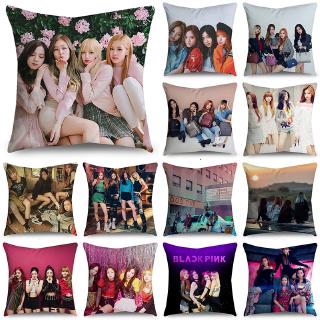 Vỏ gối vuông in họa tiết blackpink thời trang