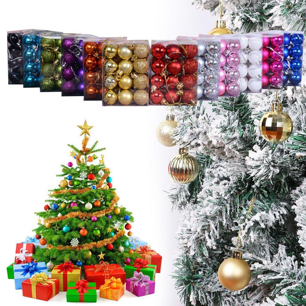 Bộ 24 Phụ Kiện Treo Trang Trí Giáng Sinh