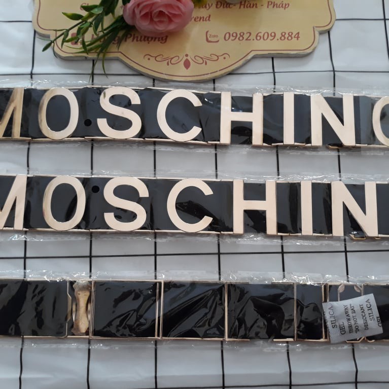 Đai Váy Thời Trang Nữ MOSCHINO Bản 4CM